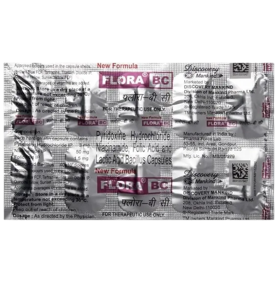 flora bc capsule 10's